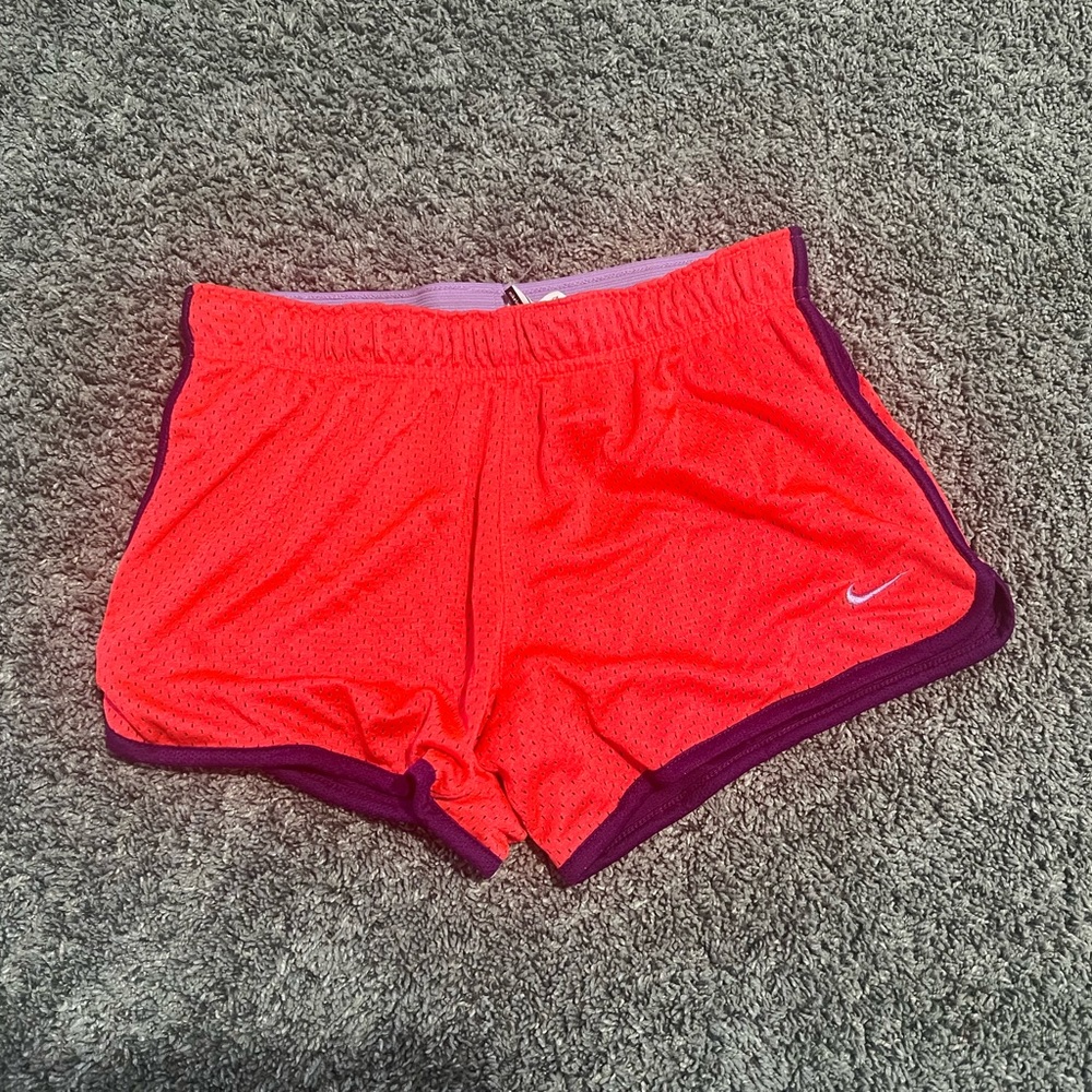 Nike Women's Pink and Purple Shorts